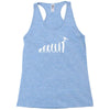 evolution  vater eltern papa kind baby child daddy dad parent Racerback Tank