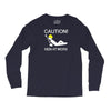 caution men at work Long Sleeve Shirts