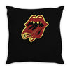 rolling aliens Throw Pillow