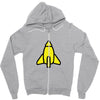 Reggie Rocket Zipper Hoodie