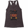 my favorite season is the fall of the patriarchy Racerback Tank