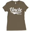 uncle since 2013 Ladies Fitted T-Shirt