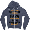 Super Cool Papa Of A Freaking Awesome Son Zipper Hoodie