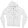 bulldog mum Zipper Hoodie