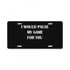 i would pause License Plate