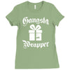 gangsta wrapper Ladies Fitted T-Shirt