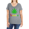 is smoke Ladies Curvy T-Shirt