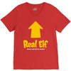 real elf V-Neck Tee
