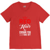 red hair the crown you never take off V-Neck Tee