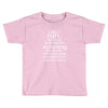 i don't run Toddler T-shirt