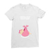 Estimated Delivery September Baby Girl Ladies Fitted T-Shirt