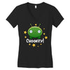 Final Space Chookity with Stars Women's V-Neck T-Shirt