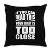this is perfect for lake days! Throw Pillow