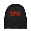 my zombie killing t shirt Baby Beanies