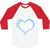 Custom baby boy name maternity design 3/4 Sleeve Shirt