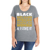 melanin african american woman Ladies Curvy T-Shirt
