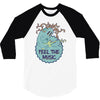 feel the music 3/4 Sleeve Shirt