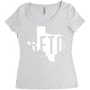 Beto Texas Map Women's Triblend Scoop T-shirt
