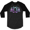 hologram lotus 3/4 Sleeve Shirt