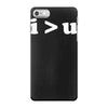 i  u i am greater than you iPhone 7 Case