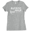 autistic ninja Ladies Fitted T-Shirt