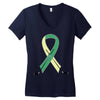 Humboldt Ribbon Women's V-Neck T-Shirt