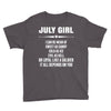 Super July Girl Youth Tee