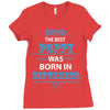 The Best Poppy Was Born In September Ladies Fitted T-Shirt