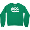american flag sticker vinyl decal   usa stars united states country ca Crewneck Sweatshirt