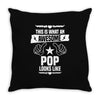 Awesome Pop Looks Like Throw Pillow