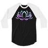 hologram lotus 3/4 Sleeve Shirt