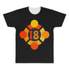 orange 18 All Over Men's T-shirt