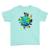 animal polygon around the planet Youth Tee