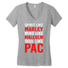 be like the greats Women's V-Neck T-Shirt