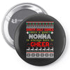 Santa Only Comes Once A Year Nonna Is Always Here To Cheer Pin-back button
