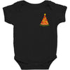 pizza christmas tree pocket Baby Bodysuit