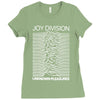 joy division unknown pleasures rock band Ladies Fitted T-Shirt