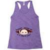 March Peeking Out Asian Baby Boy Racerback Tank