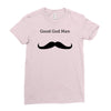 good god man Ladies Fitted T-Shirt