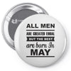 all men are created equal may Pin-back button
