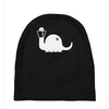 apatosaurus white Baby Beanies
