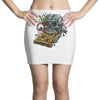 pizzaskull sticker original Mini Skirts