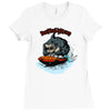 playful, masculine Ladies Fitted T-Shirt