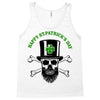 happy saint patrick day skull Tank Top