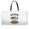 Super Cool Uncle Of A Freaking Awesome Niece Weekender Totes