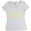 little (2) Women's Triblend Scoop T-shirt