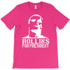 rollins for president  funny  comic henry rollins punk rock tv p T-Shirt