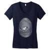 octo print Women's V-Neck T-Shirt