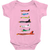 angry planes Baby Bodysuit
