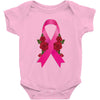 breast cancer pink ribbon Baby Bodysuit